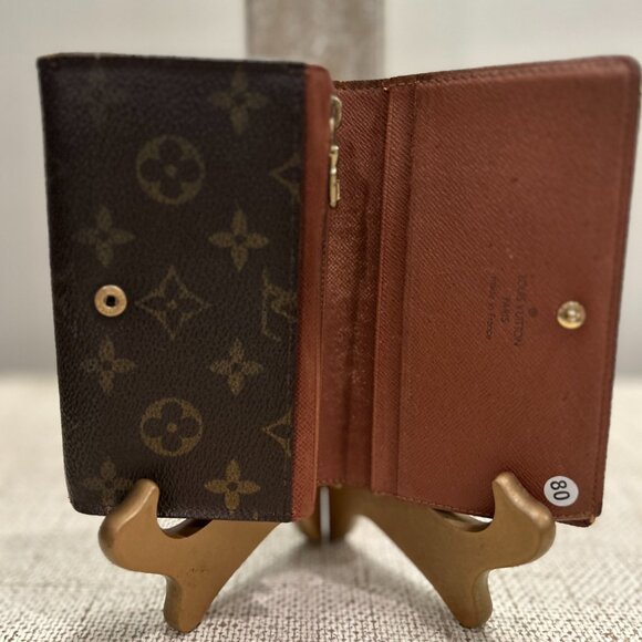 Vintage Louis Vuitton Monogram Porte Monnaie Billets Tresor Wallet - Picture 4 of 5